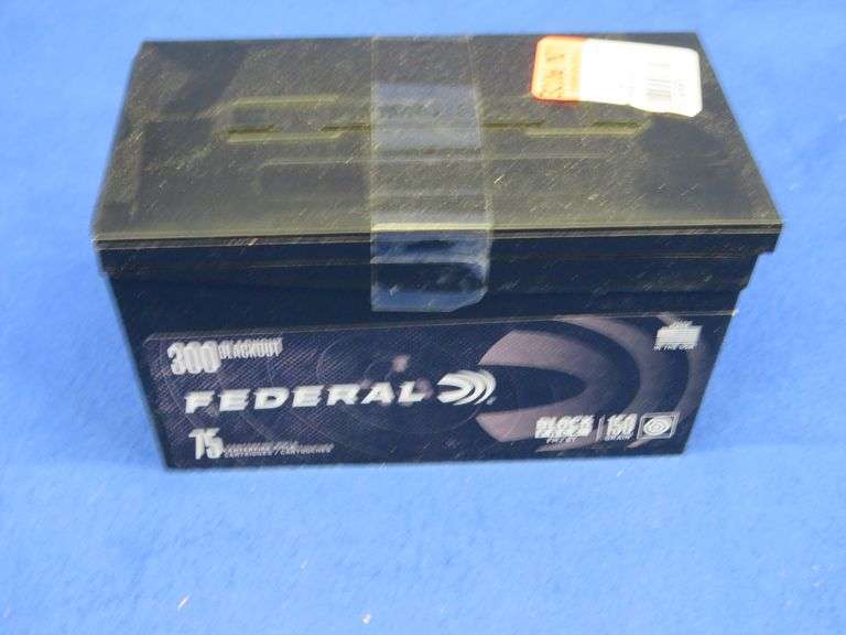 75 Federal 300 Blackout rounds