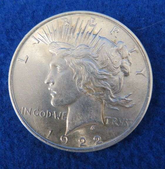 1922 P Peace dollar