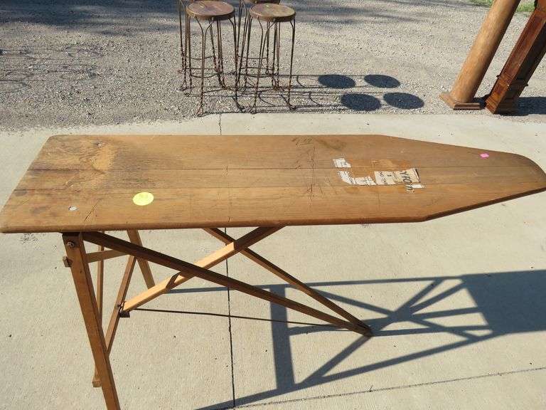 Wooden book or music stand and ironing board
