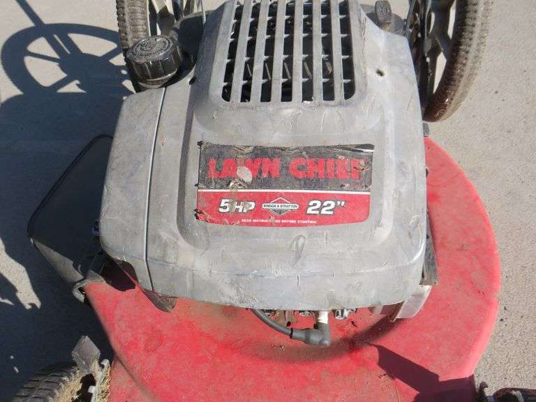 MTD Lawn Chief 5 HP push mower.  22" cut.  Has compression.
