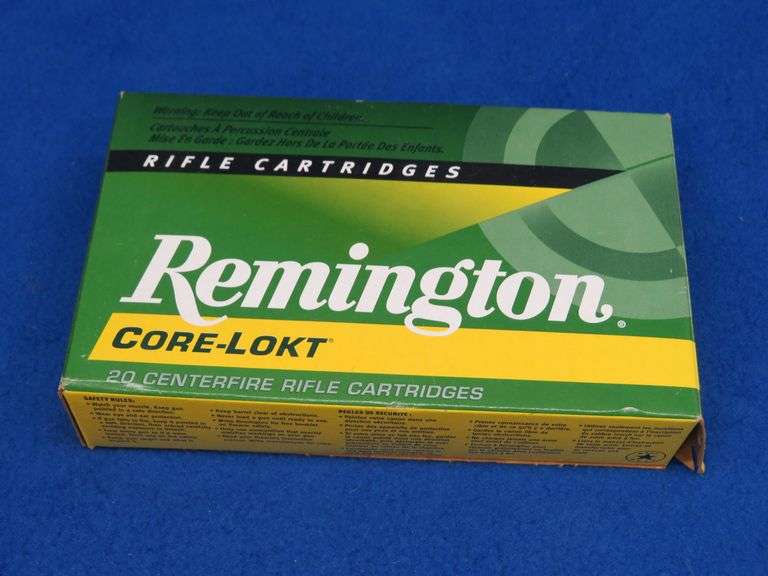 20 Remington 30-06 Springfield rounds
