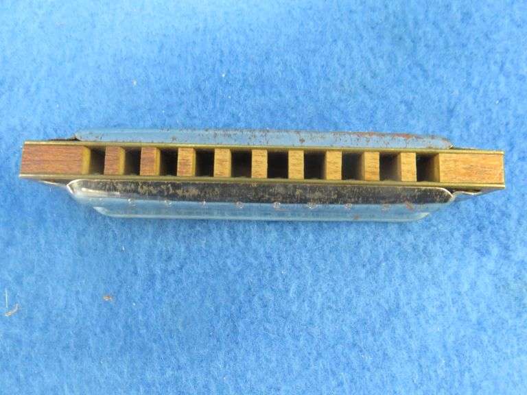 Gretsch diatonic Eagle brand harmonica in the key of C.