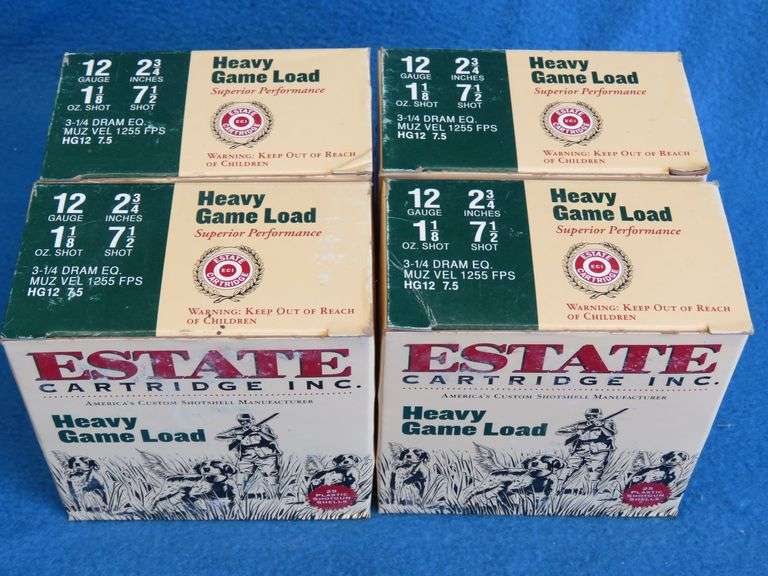 100 Estate 12-gauge, 7 1/2-shot rounds