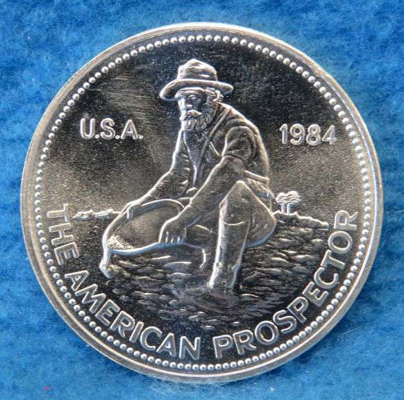 1984 Engelhard silver round.  One ounce of .999 fine silver.