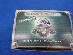 54 9mm rounds, a partial box of Heavi-Steel 12-gauge, 22 mag, 22 LR rounds