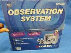 Lorex 12" observation system.  Includes monitor and two cameras.  Appears to be unused.