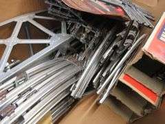 Vintage Lionel Train set with lots of cars, track, and some cool accessories