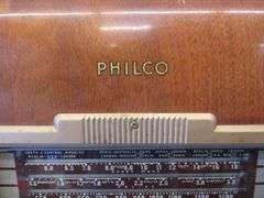 Philco 40-155 table-top tube radio.  Untested.