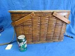 Hawkeye refrigerator wicker basket, Burlington, Iowa
