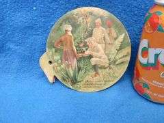 Souvenir hand fan from the 1893 World's Columbian Exposition held in Chicago advertising Schlitz Bee
