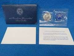 1972 Eisenhower 40% silver uncirculated dollar coin