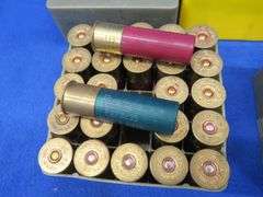 66 mixed 12-gauge rounds believed to be all 4-shot