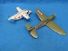 Two die-cast planes