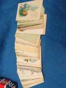 Hundreds of postcards going back to the early 1900s.  Holiday, travel, RPPCs, and more.  Most are po
