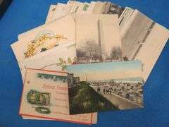 Hundreds of postcards going back to the early 1900s.  Holiday, travel, RPPCs, and more.  Most are po