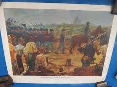 Six different Civil War prints involving units from Minnesota.  22" x 17"