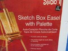 Studio 71 sketch box easel with palette.  New in the box.
