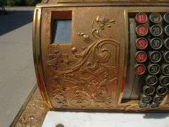 1910 Brass National Cash Register Co cash register