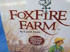 Ertl Foxfire Farm porcelain John Deere sulky and driver