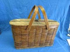 Hawkeye refrigerator wicker basket, Burlington, Iowa