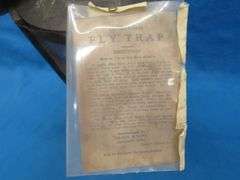 "Sur-Katchem" antique fly trap with original instructions.  Not an original door.