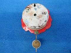 Four clocks for parts or repair.[ The large rectangular clock and the small round brass clock are Lu