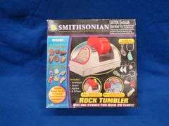 Smithsonian Rock Tumbler that includes some leaverites ready to shine