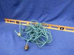 4-foot level and an extension cord