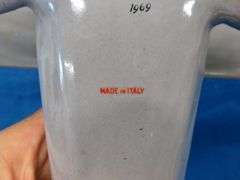 Famous Firsts Spirit of St. Louis empty decanter made in Italy.  Some damage as shown.  Originally h