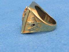 Masonic Knights Templar size 12.25 ring.  Unknown composition.