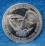 1984 Engelhard silver round.  One ounce of .999 fine silver.