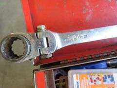 Large lot of mechanics tools including ratcheting gear wrenches from MATCO, Craftsman sockets and ra