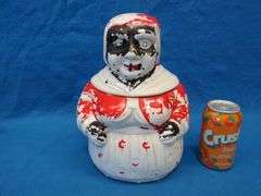 Aunt Jemima cookie jar, S & P, and cream and sugar set