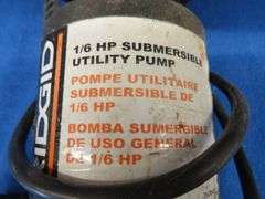 Yard care items such as sprinkers and sprayers, a submersible pump that powered up, and more