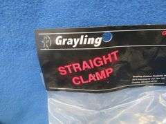 Arrow fletching jig with 2 straight clamps, RH twist clamp, LH twist clamp, and glue