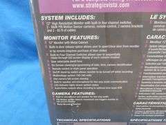 Lorex 12" observation system.  Includes monitor and two cameras.  Appears to be unused.
