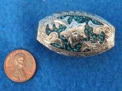 1951 D Franklin half and a jewelry set marked "Alpaca Mexico"