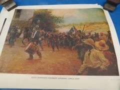Six different Civil War prints involving units from Minnesota.  22" x 17"