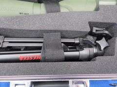 Winchester WT-831 20-60x80 Spotting Scope with hard case, soft travel case, and tripod