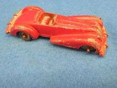 Vintage metal toy cars, mostly Tootsie Toys