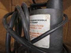 Yard care items such as sprinkers and sprayers, a submersible pump that powered up, and more