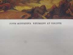 Six different Civil War prints involving units from Minnesota.  22" x 17"