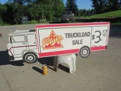 Blatz cardboard advertising truck.  50" x 18" x 8"