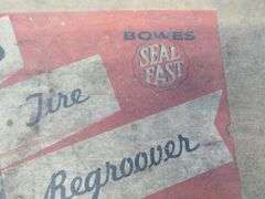 Vintage Bowes tire regroover