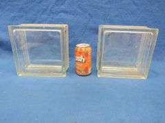 Two glass blocks