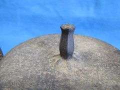 Antique cast iron teapot with Asian makers mark