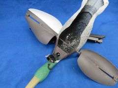 Spinning duck decoy with stand