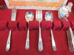 Rogers & Co silverplate flatware. Misc. pieces