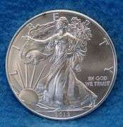 2012 American Silver Eagle.  One ounce of .999 fine silver.