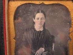 Tintype photo in original case